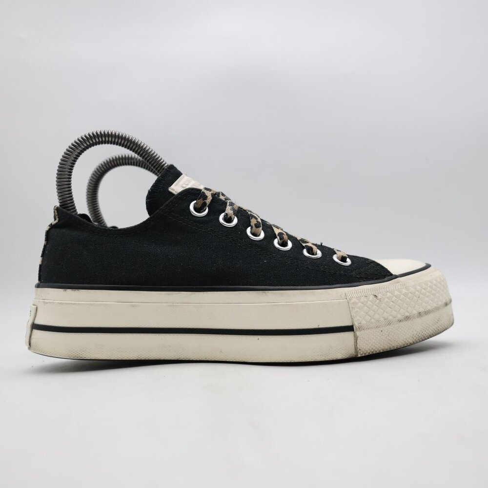 Converse Chuck Taylor All Star Platform Women's Size 6 Black Leopard Sneakers